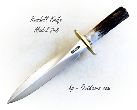 Randall Knife Model 2 Fighting Stiletto Stag