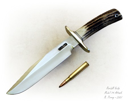 American Made Knives Print - Artist Series - Limited Edition Prints - Randall Knife Model 14 Attack