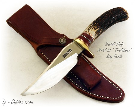 Randall Knife Model 27 Trailblazer Stag Hunting Knife