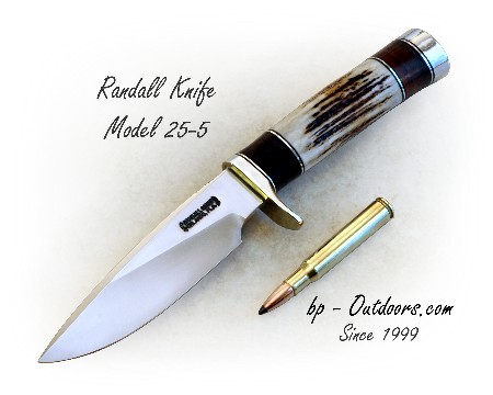 Randall Knife Model 25 Trapper - 30-06 Bullet